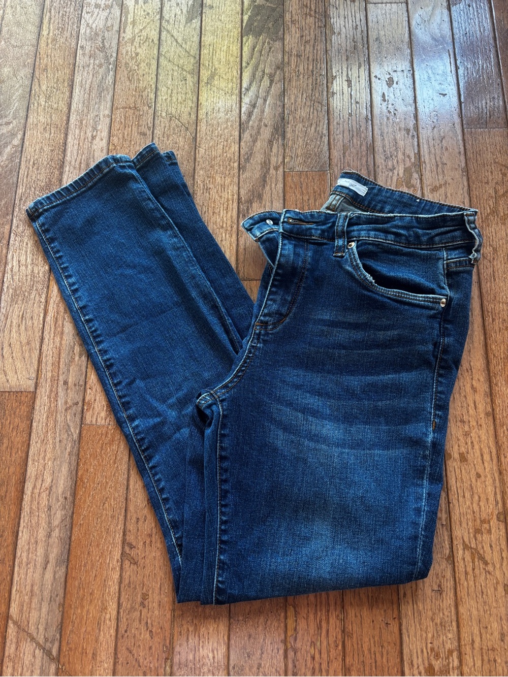 Womens sts blue cropped jeans size 29